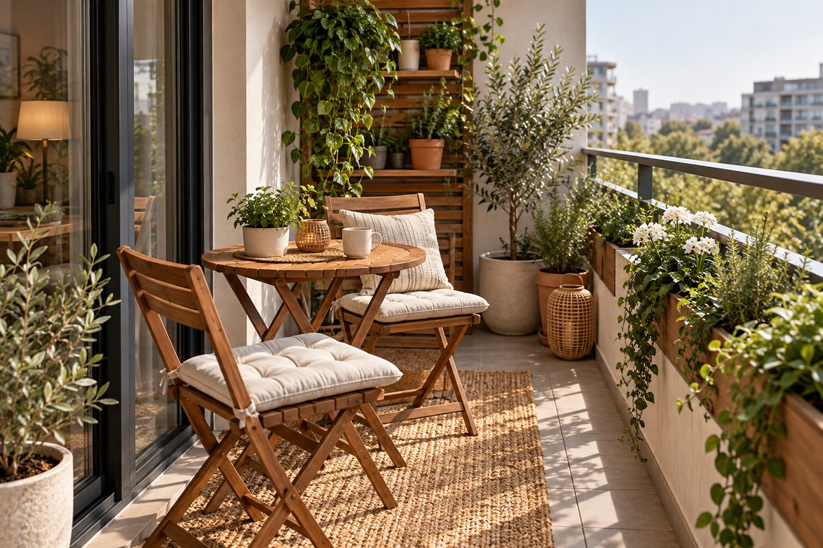 13 Small Balcony Organization Ideas for Apartments