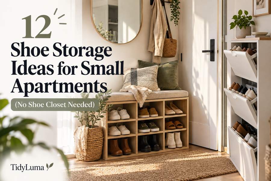 12 Shoe Storage Ideas for Small Apartments (No Shoe Closet Needed)